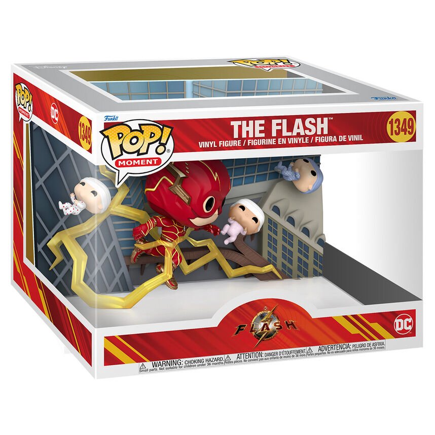 POP figure Moment DC Comics The Flash Baby Rescue - Nerdscape