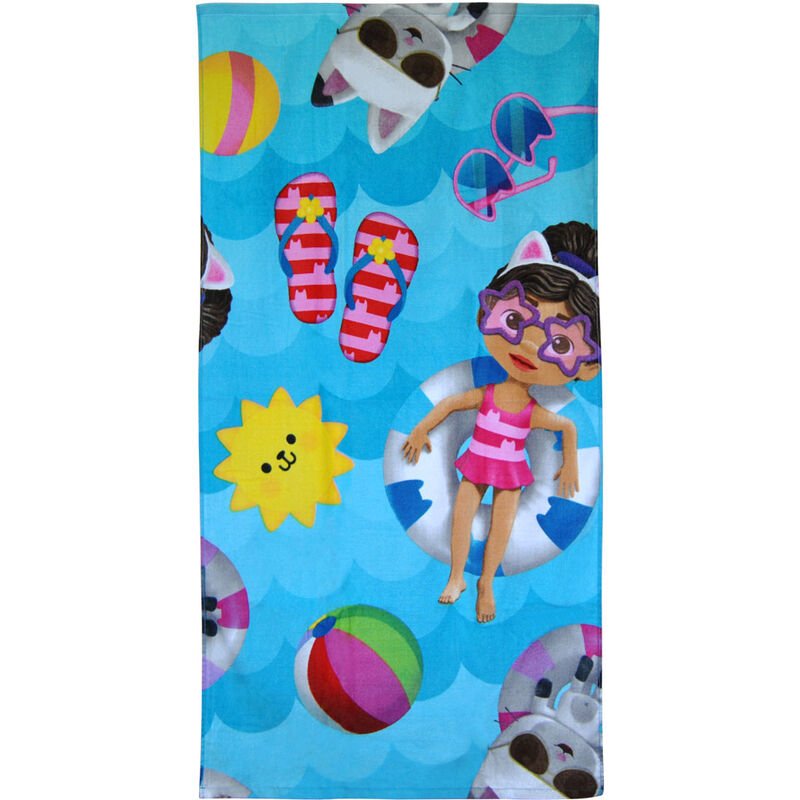 Gabbys Dollhouse cotton beach towel - Nerdscape