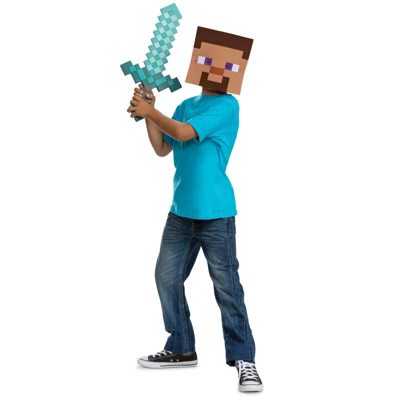 Masque et épée Minecraft