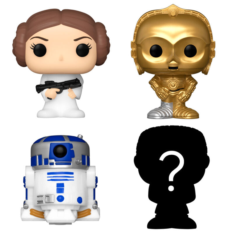 Blister 4 figures Bitty POP Sar Wars Leia