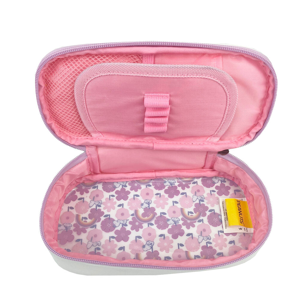 Trousse Snoopy arc-en-ciel