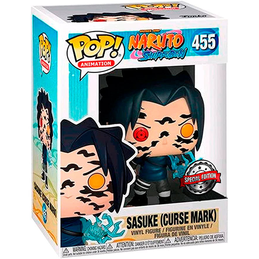 Figurine POP exclusive Naruto Shippuden Sasuke Marque Maudite