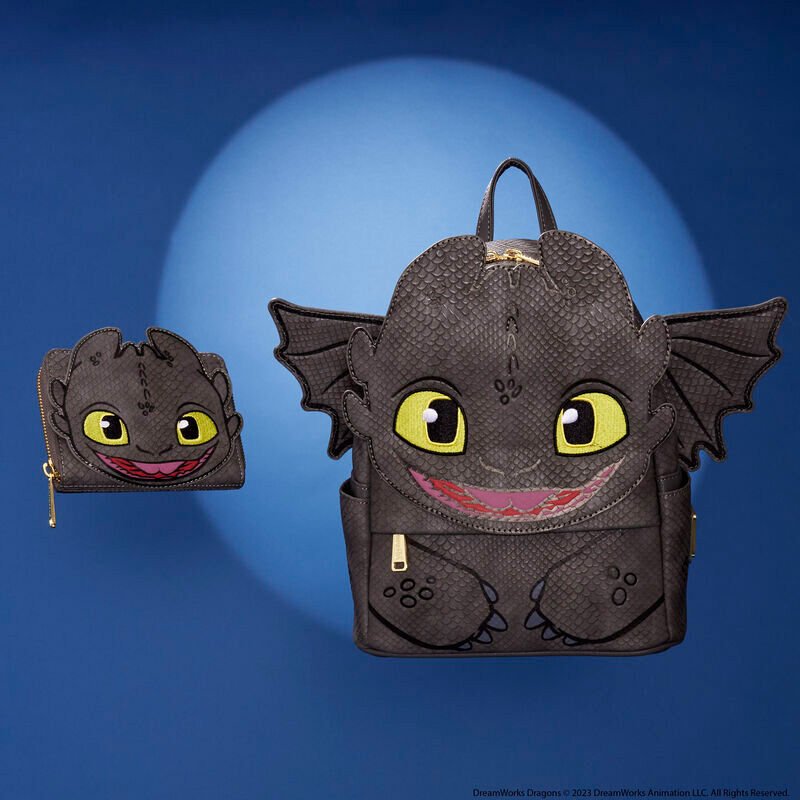 Loungefly How to Train Your Dragon Toothless backpack 25cm - Nerdscape