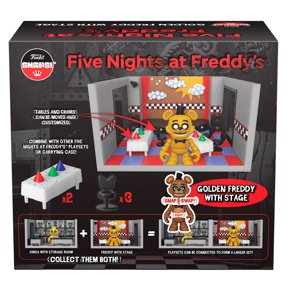 Snaps! Golden Freddy Five Nights at Freddy's Figura da Collezione - Nerdscape
