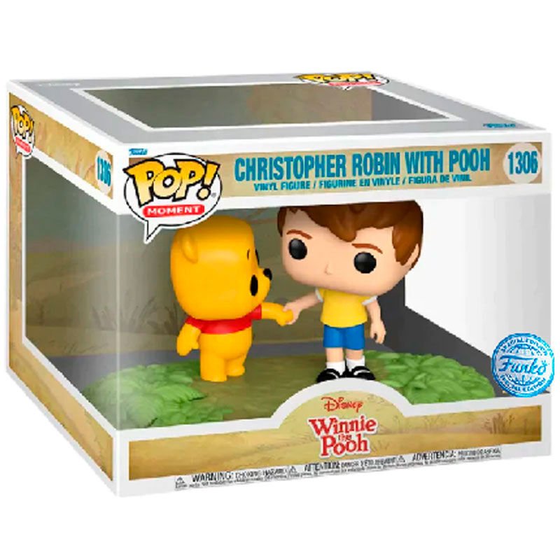 POP figure Moments Disney Winnie the Pooh Christopher Robin with Pooh Exclusive - Nerdscape