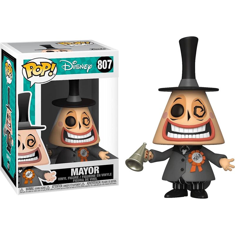 Figurine POP Disney L'Étrange Noël de Monsieur Jack, le maire avec mégaphone
