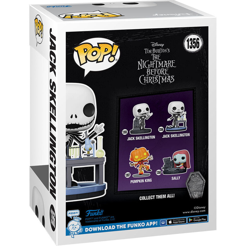 Figurine POP Disney L'Étrange Noël de Monsieur Jack 30e anniversaire Jack Skellington