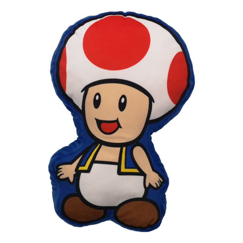 Super Mario Bros Toad 3D cushion Nerdscape