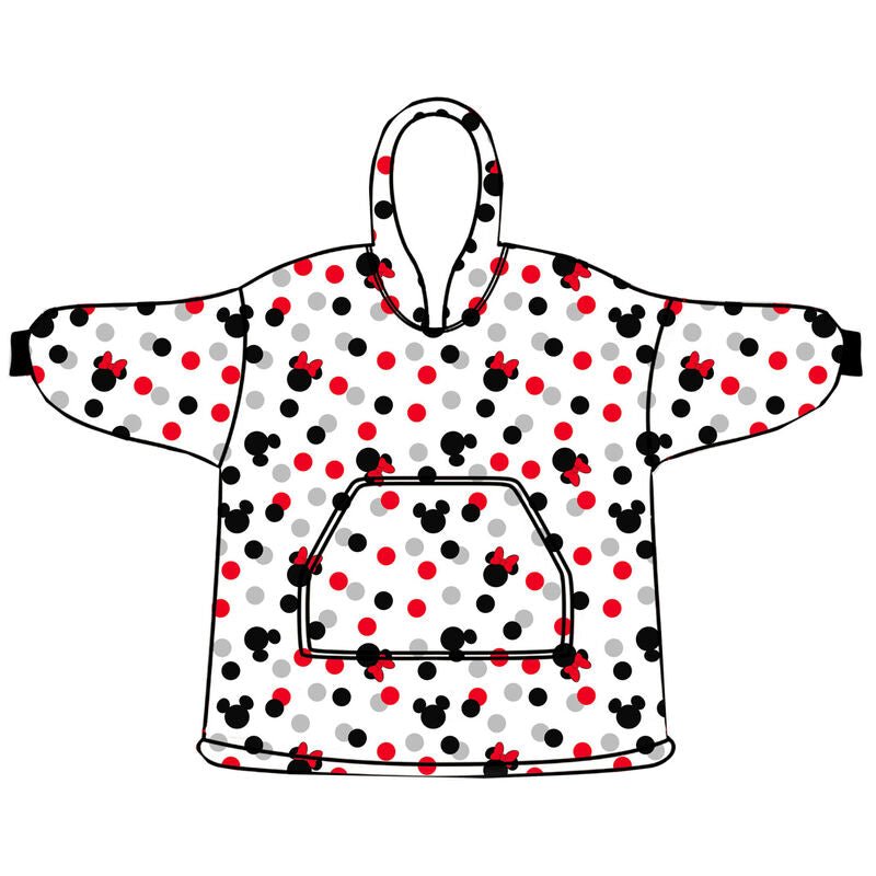 Disney Minnie oversize sweatshirt coat adult coral - Nerdscape