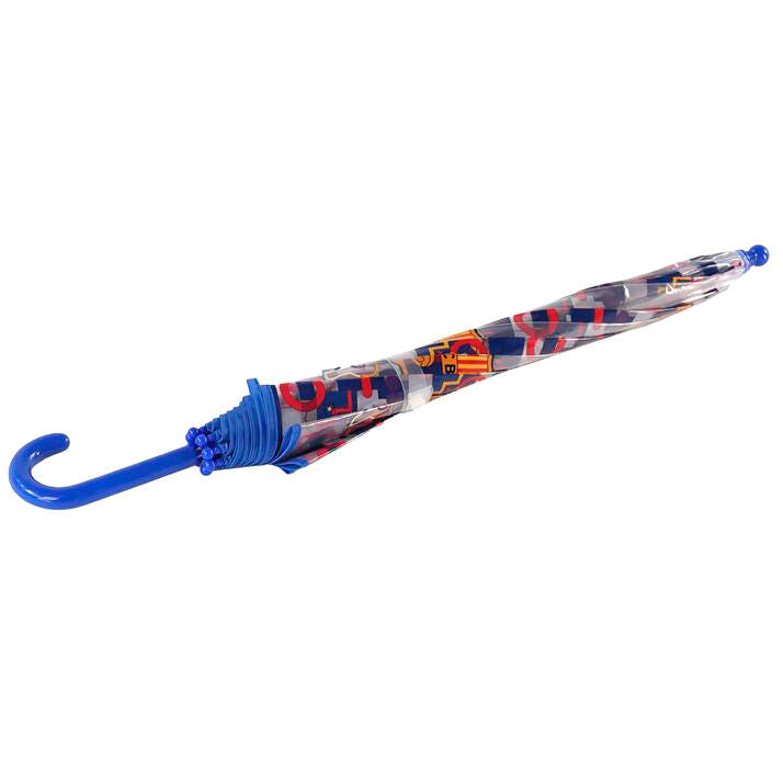 F.C Barcelona manual transparent umbrella 48cm