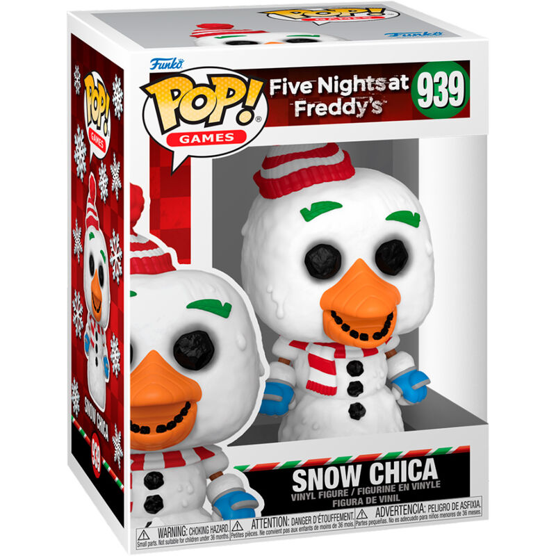 Funko Pop! Five Nights at Freddy's Holiday Snow Chica - Figura da Collezione Vinyl