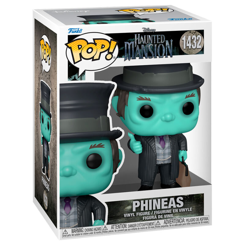 Funko Pop! Disney Haunted Mansion Phineas - Figura da Collezione Vinyl