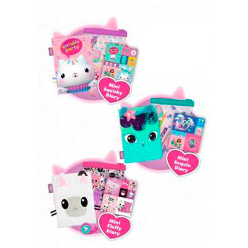 Gabbys Dolls House Mini diary assorted