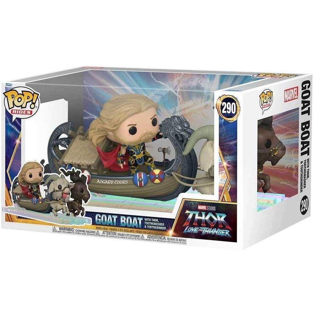 Funko Pop! Marvel Thor Love and Thunder Thor Goat Boat - Figura da Collezione Vinyl
