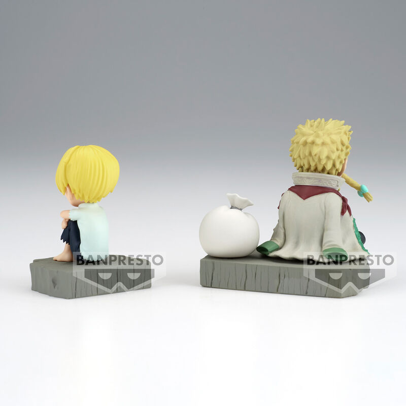 Figurine Sanji et Zeff de la collection One Piece World Collectable Stories (6 cm)
