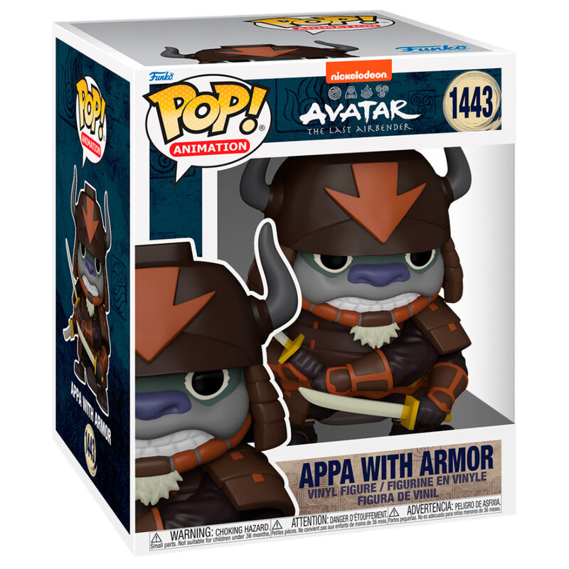Funko Pop! Avatar The Last Airbender Appa con Armatura - Figura da Collezione Vinyl