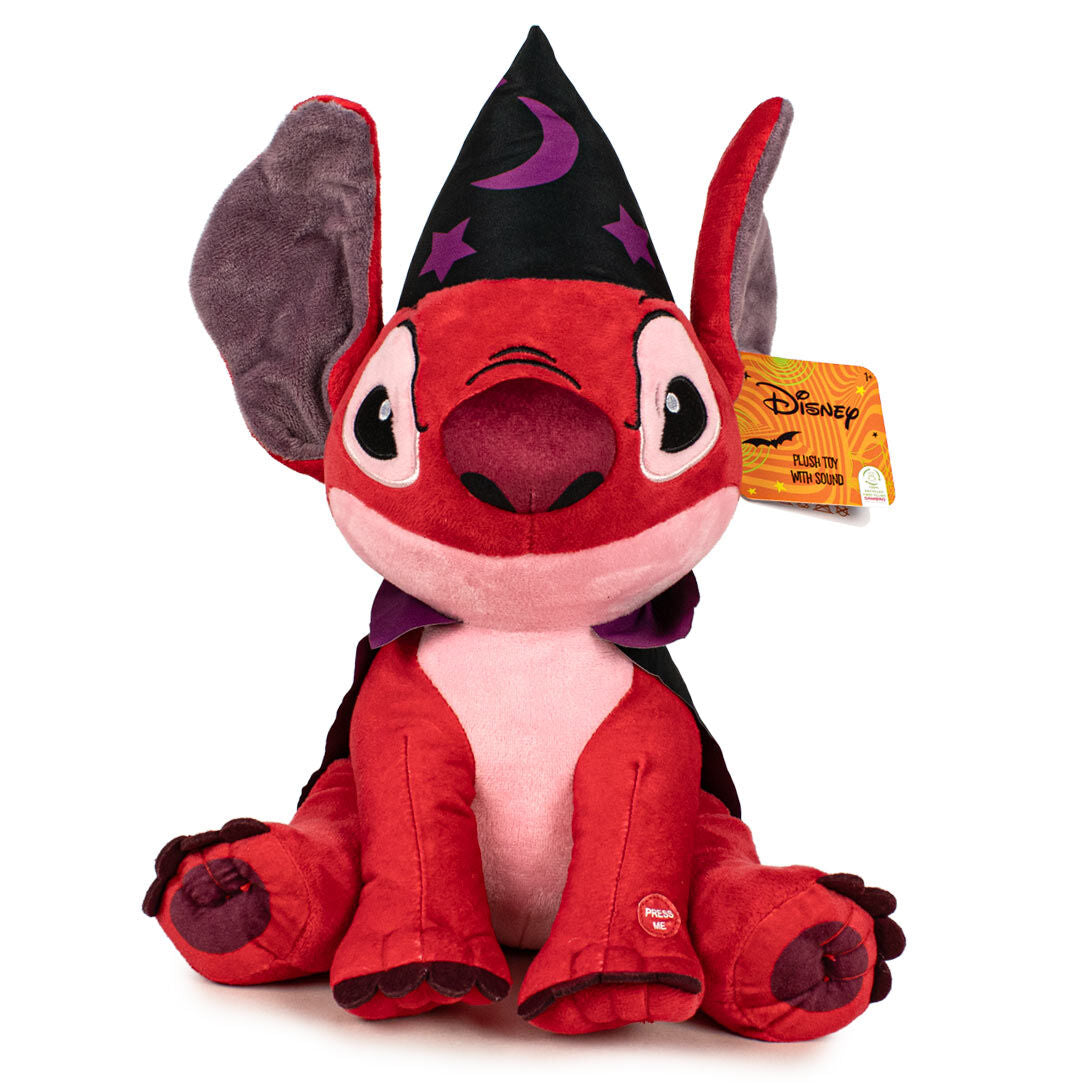 Peluche Leroy Stitch Halloween de Disney, 28 cm