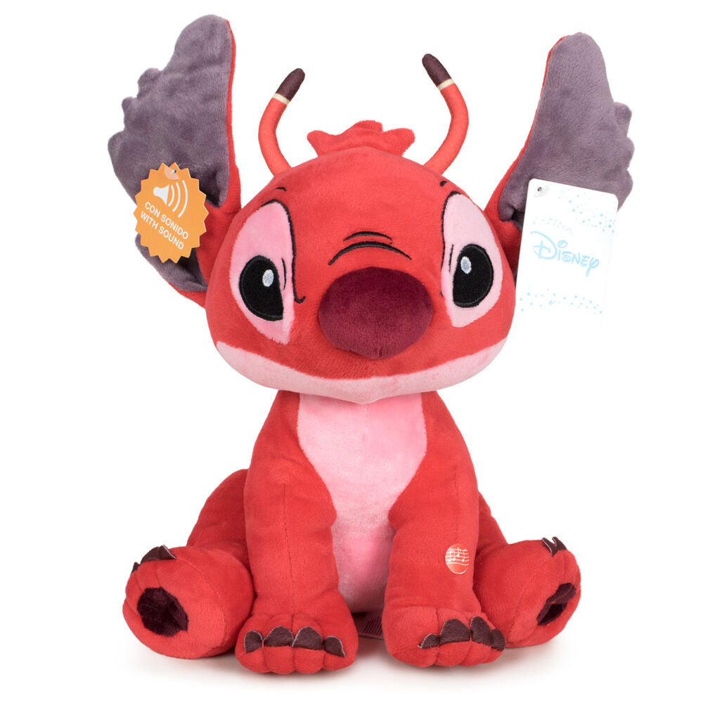 Peluche douce Stitch Leroy de Disney, 40 cm