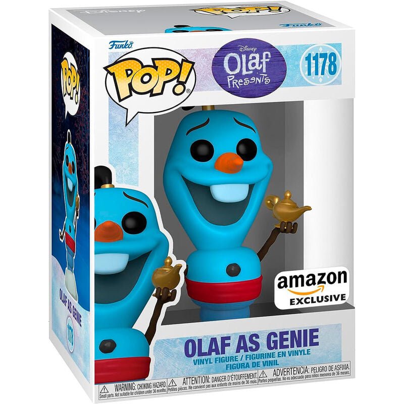 POP figure Disney Olaf Present Olaf as Genie Exclusive - Nerdscape