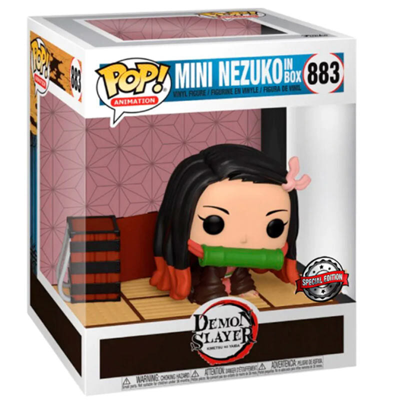 Figurine POP Deluxe Demon Slayer Kimetsu no Yaiba Mini Nezuko Exclusif