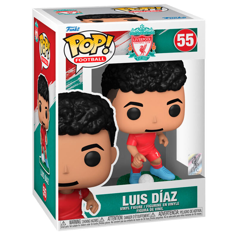 Funko Pop! Liverpool Luis Diaz - Figura da Collezione Vinyl