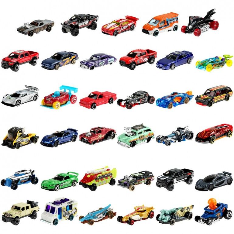 Hot Wheels assorted cars