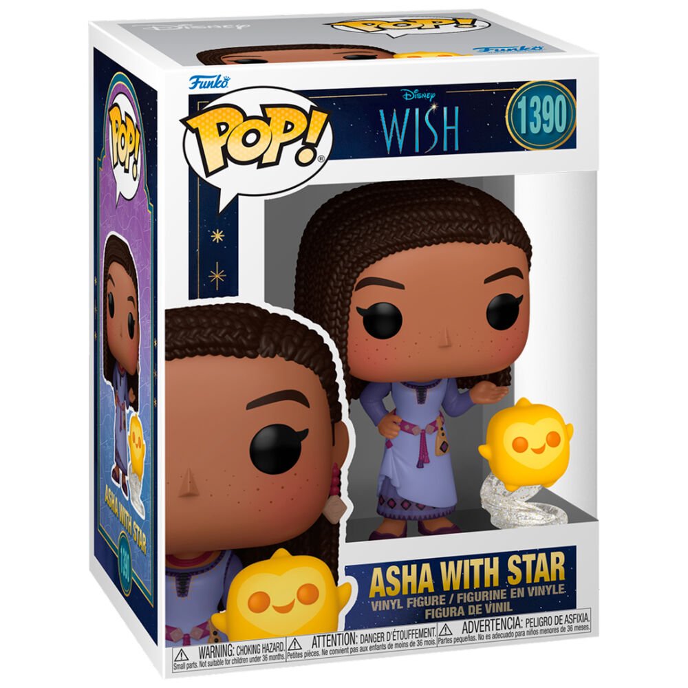 POP figure Disney Wish Asha with Star - Nerdscape