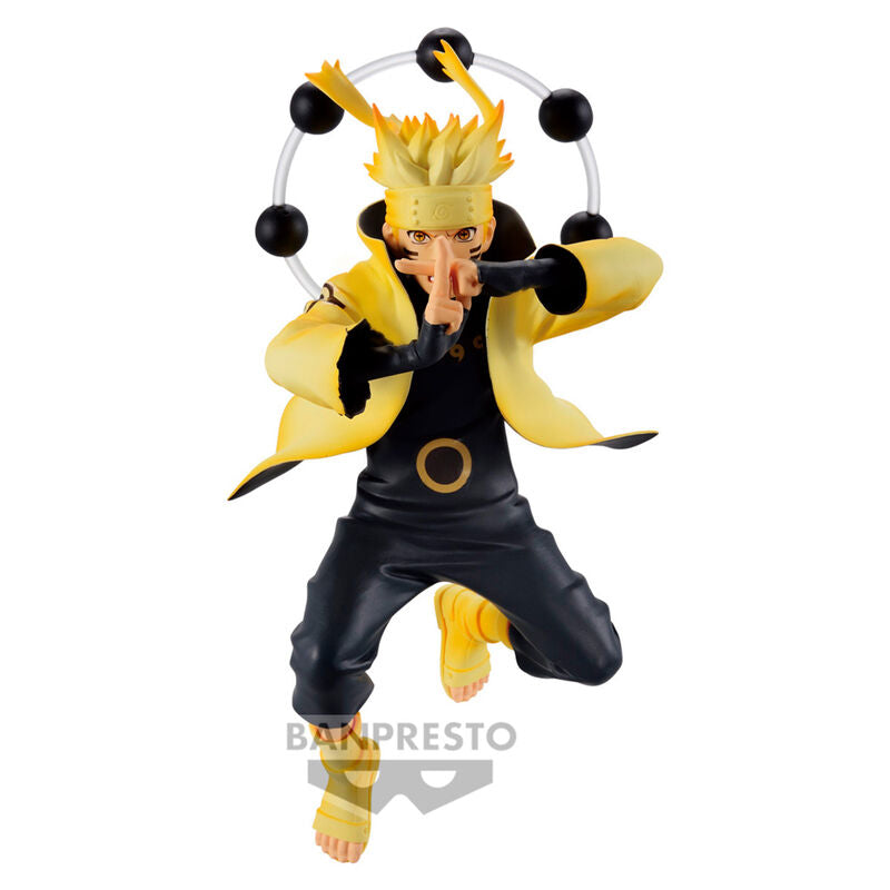 Figurine Naruto Uzumaki de Naruto Shippuden Vibration Stars, 14 cm