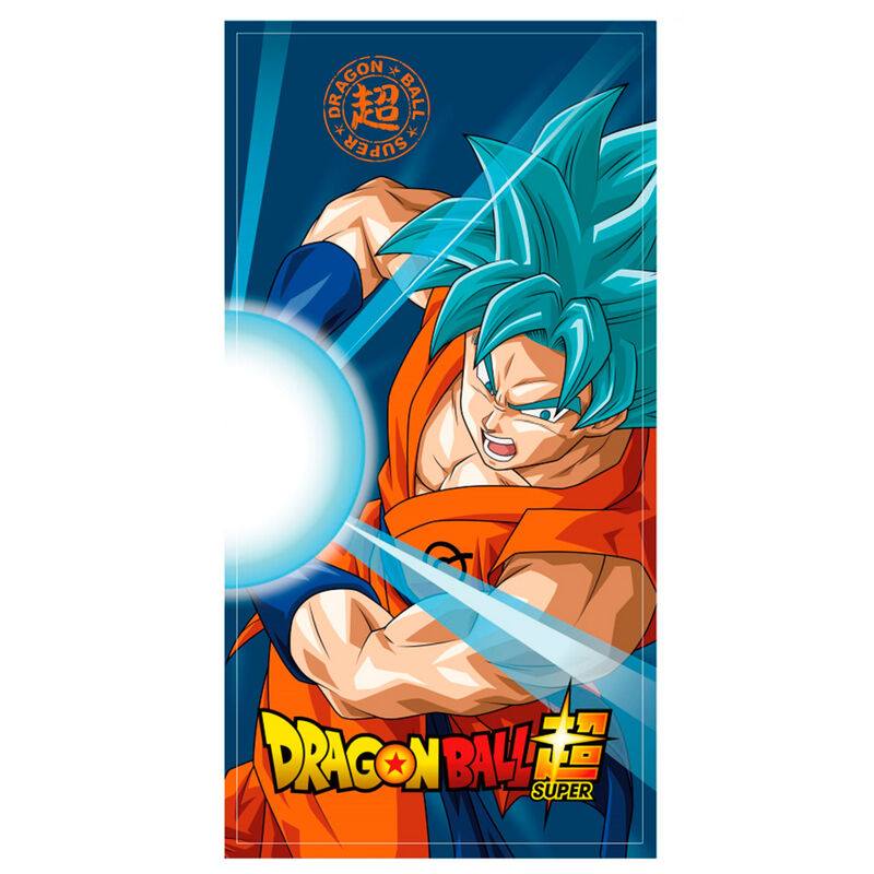 Dragon Ball Super Goku Super Saiyan Blue cotton beach towel 70x140cm