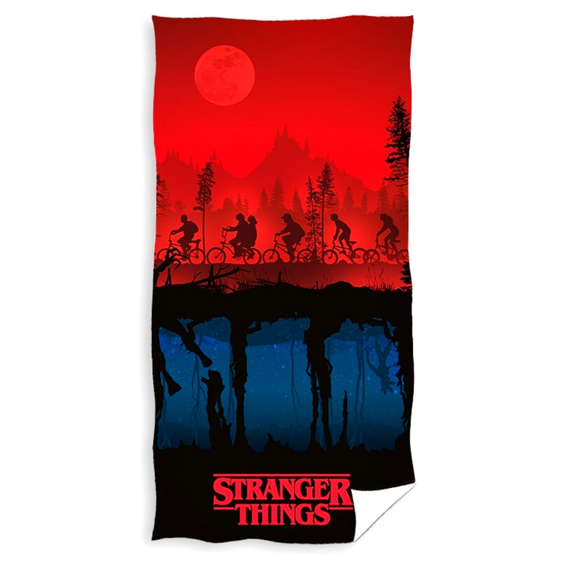 Serviette de plage en microfibre Stranger Things