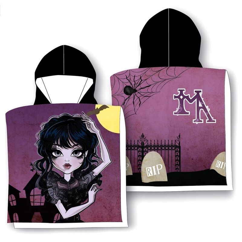 Gothic Girl cotton poncho towel - Nerdscape