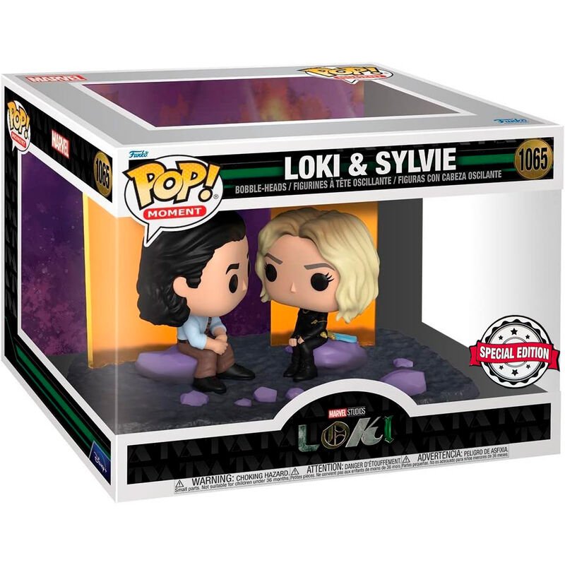 POP figure Moment Marvel Loki - Loki and Sylvie Exclusive - Nerdscape