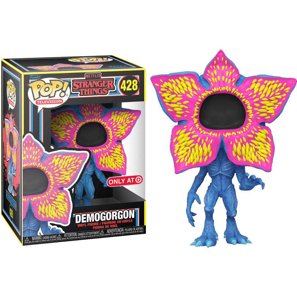 POP figure Stranger Things Open Face Demogorgon Black Light Exclusive Nerdscape