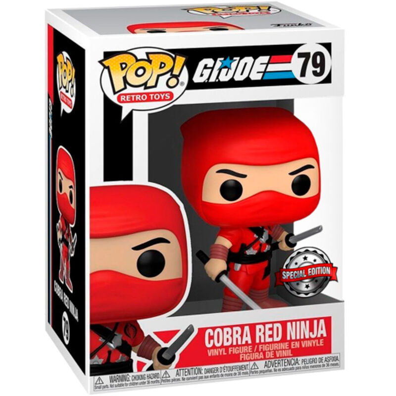 Figurine POP GI Joe Cobra Ninja Rouge Exclusive