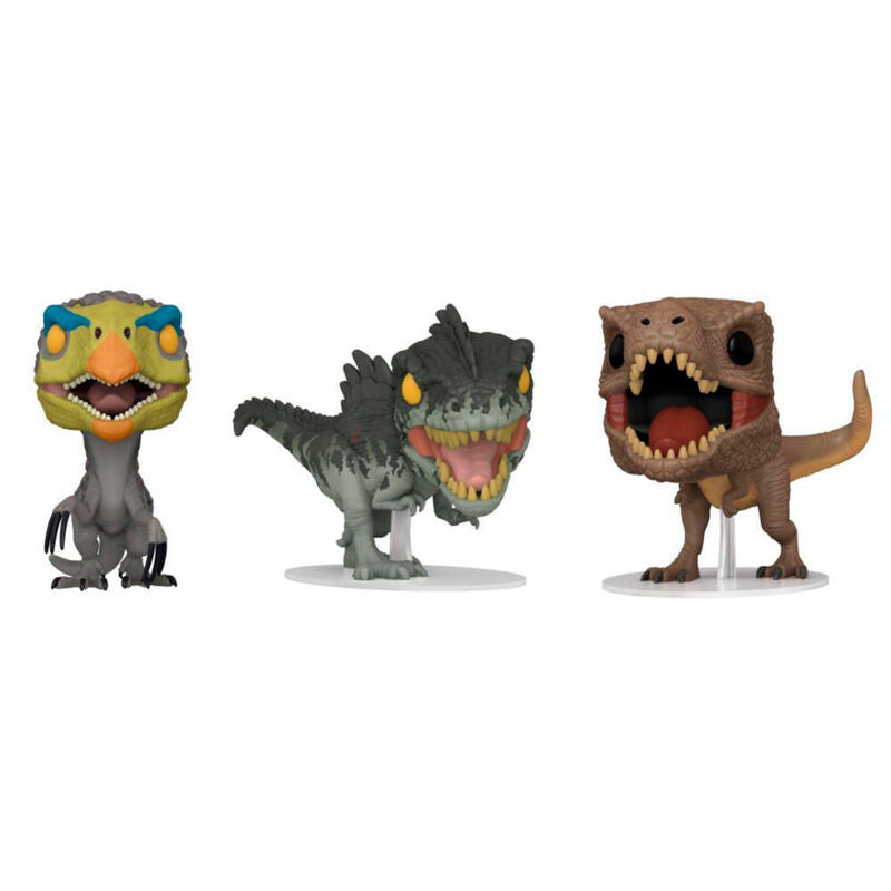 Lot de 3 figurines Jurassic World POP
