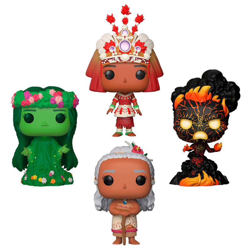POP pack 4 Disney Vaiana Moana Exclusive figures