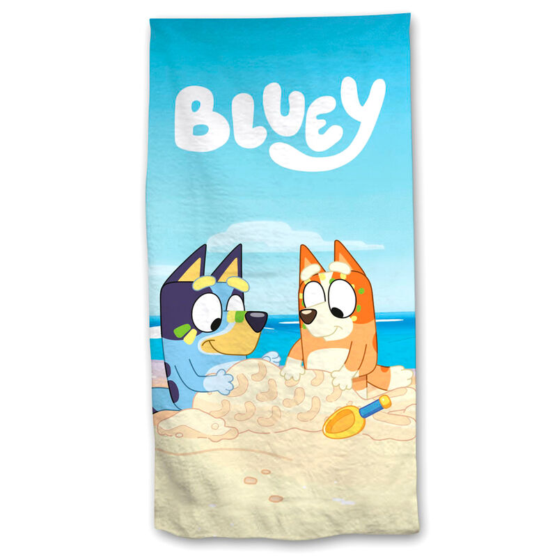 Bluey cotton beach towel