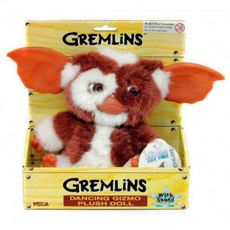 Peluche Gizmo des Gremlins avec sons et mouvements, 20 cm