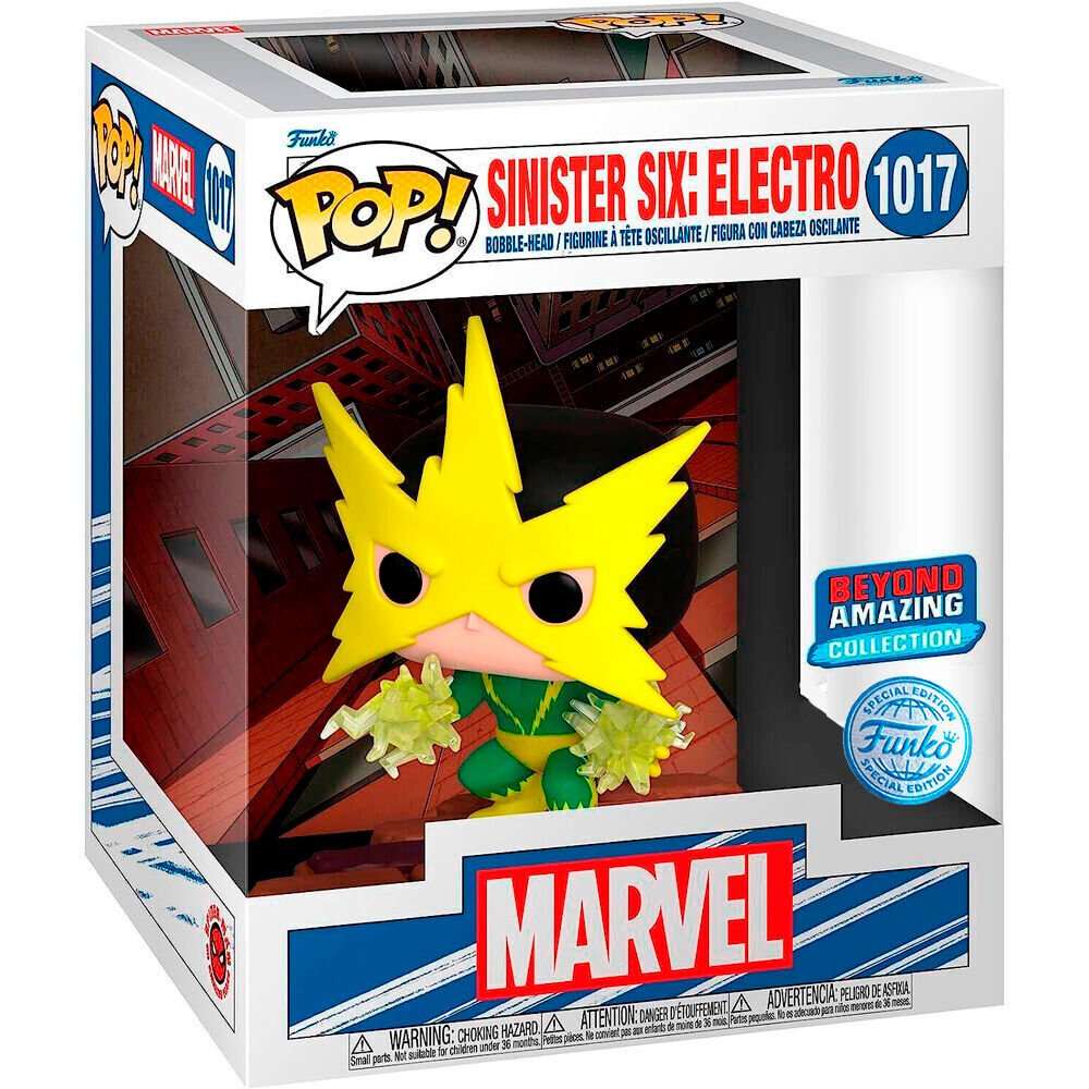 POP figure Marvel Sinister Six Electro Exclusive - Nerdscape