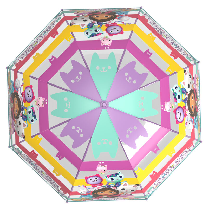 Gabby Doll House manual transparent bubble umbrella 48cm