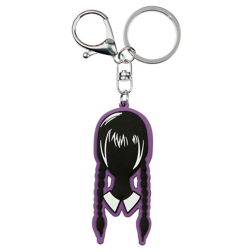 Wednesday Head keychain Nerdscape