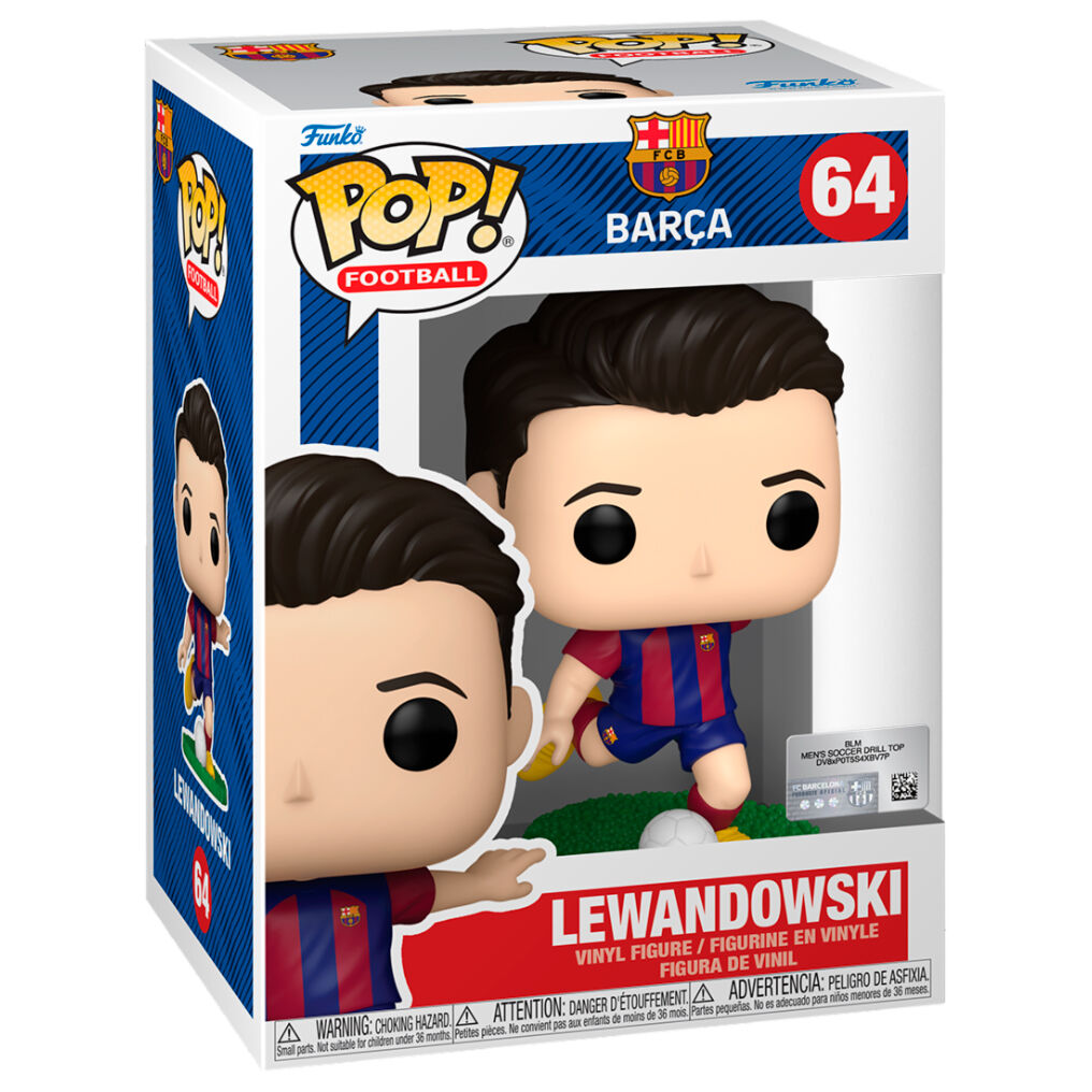 Funko Pop! F.C. Barcelona Lewandowski - Figura da Collezione Vinyl