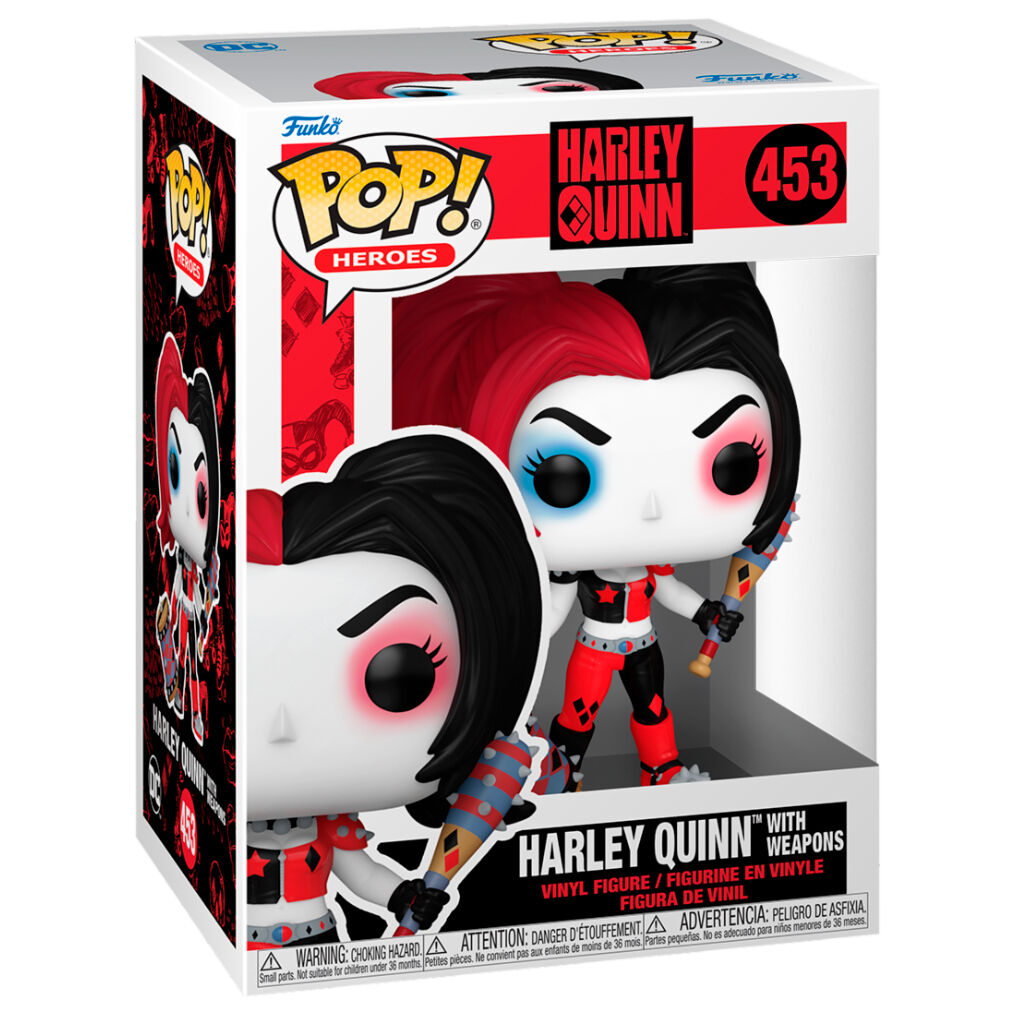 Figurine POP DC Comics Harley Quinn avec armes