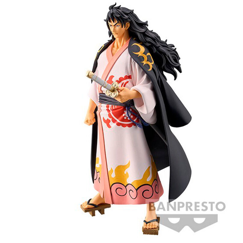 Figurine Kouzuki Momonosuke de la série One Piece Grandline, 17 cm