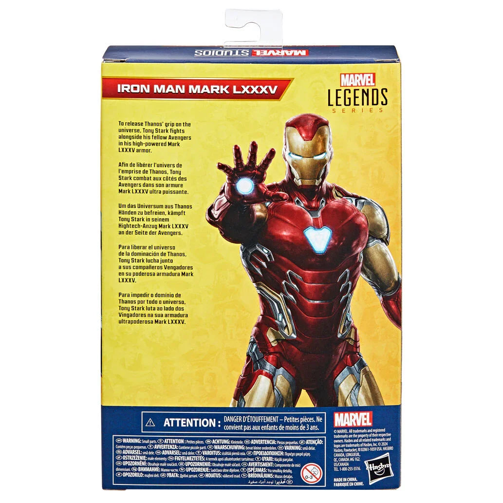 Figurine Iron Man Mark LXXXV de la série Marvel Legends, 15 cm