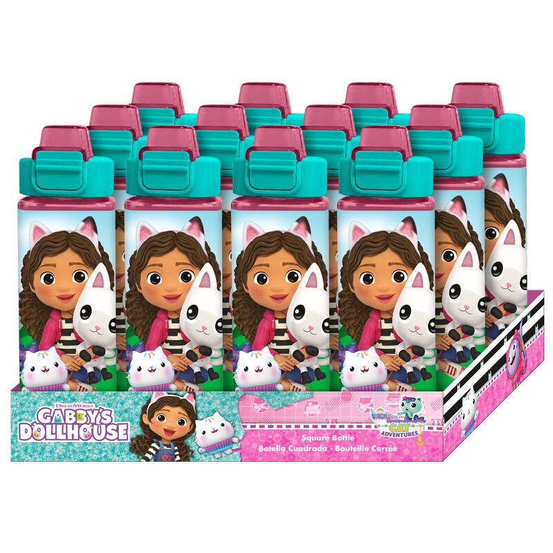 Gabbys Dollhouse square bottle 500ml - Nerdscape