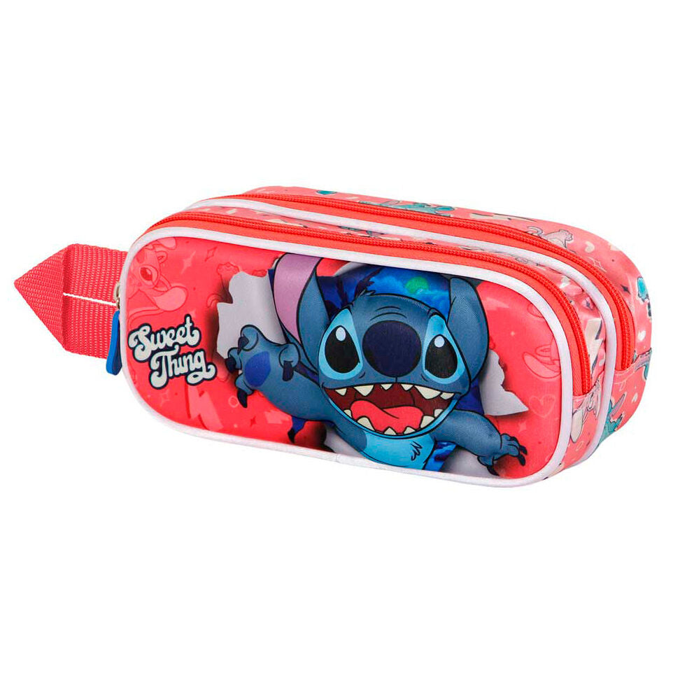 Trousse double 3D Disney Stitch