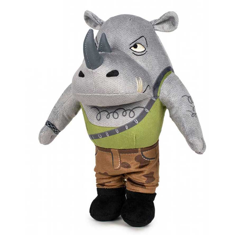 Ninja Turtles Mutant Mayhem Rocksteady plush toy 28cm - Nerdscape