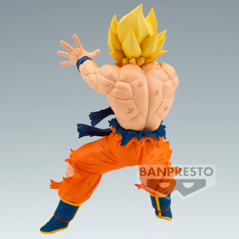 Figurine Dragon Ball Z Match Makers Super Saiyan Son Goku contre Cooler, 14 cm