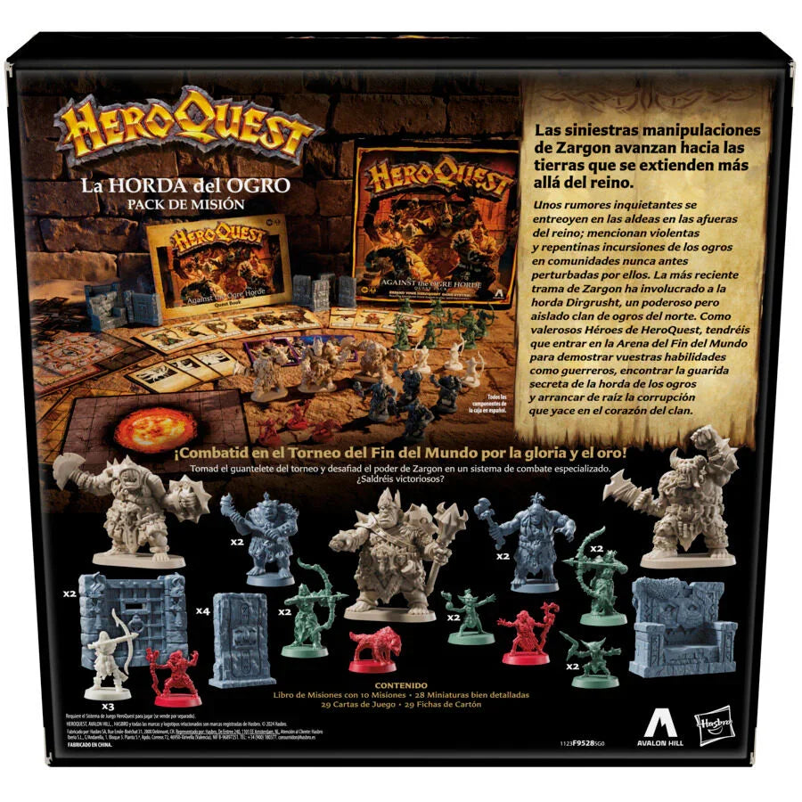 Jeu de plateau d'extension Heroquest espagnol : La Horde des Ogres